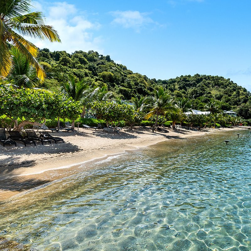 Beach Seating at Cooper Island Beach Club