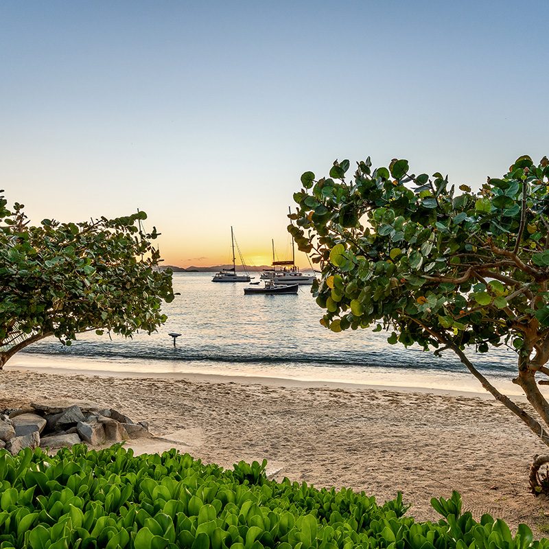 Beach Shot infront of Cooper Island